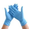 Guantes de nitrilo celestes